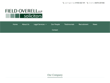 Tablet Screenshot of fieldoverell.com